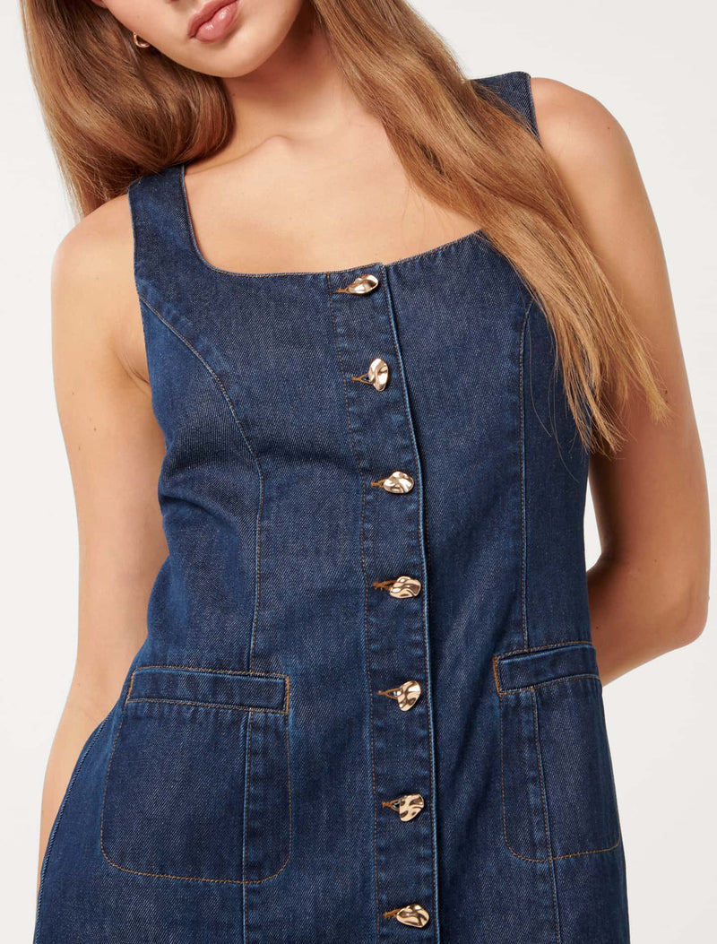 Naomi Denim Dress Forever New