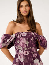 Jacquie Off Shoulder Mini Dress Forever New