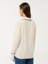 Liza Longsleeve Tipping Shirt