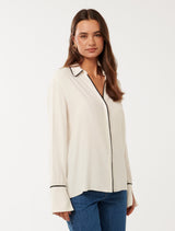 Liza Longsleeve Tipping Shirt