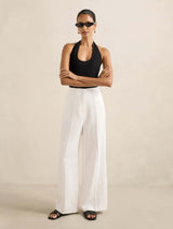 Posey Petite Linen Wide Leg Pants Forever New