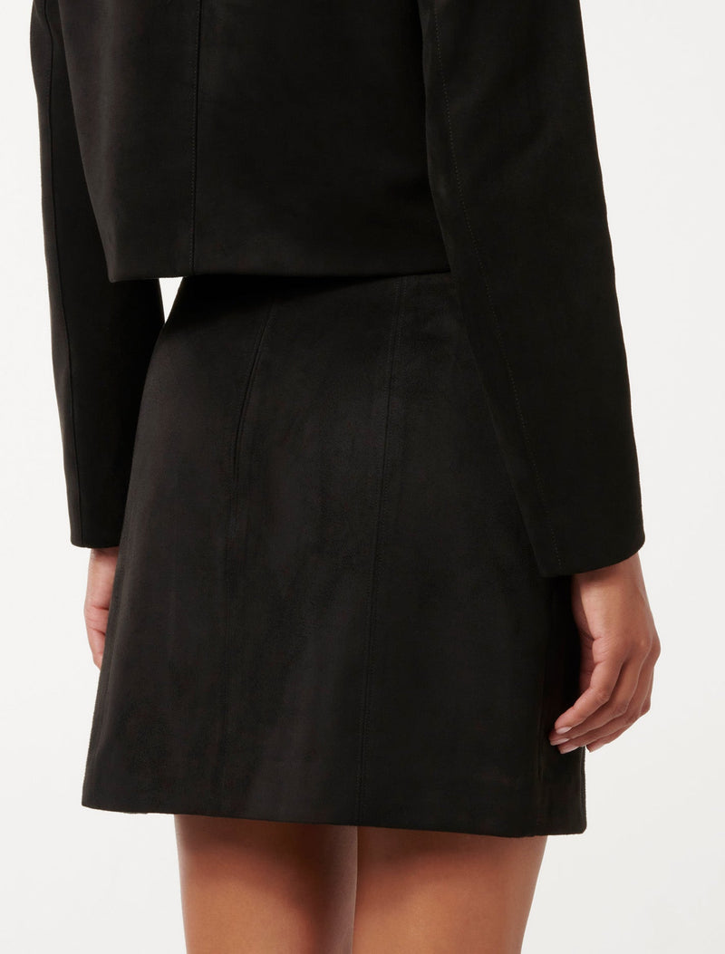 Joslyn Vegan Suede Mini Skirt