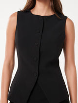 Toni High Neck Waistcoat Forever New