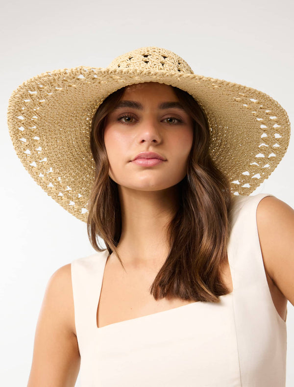 Willow Wide Brim Hat Forever New