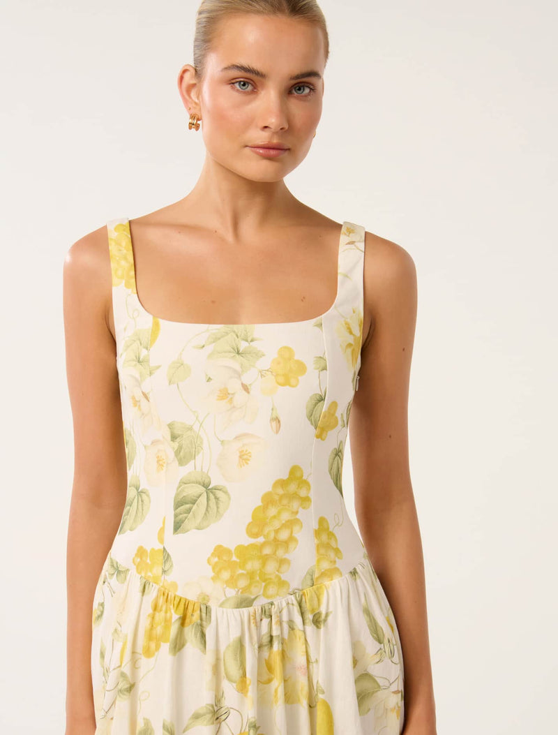 Heidi Bubble Hem Mini Dress Forever New