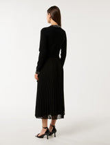 Giana Embellished Pleat Dress Forever New