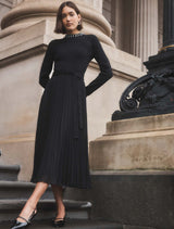 Giana Embellished Pleat Dress Forever New