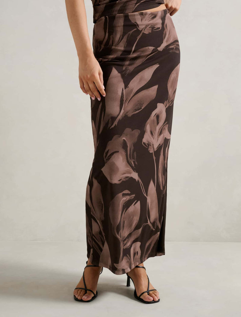 Mia Mesh Maxi Skirt