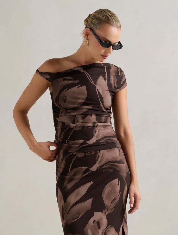 Mia Twist Side Top Barkley Floral Co-Ord Forever New