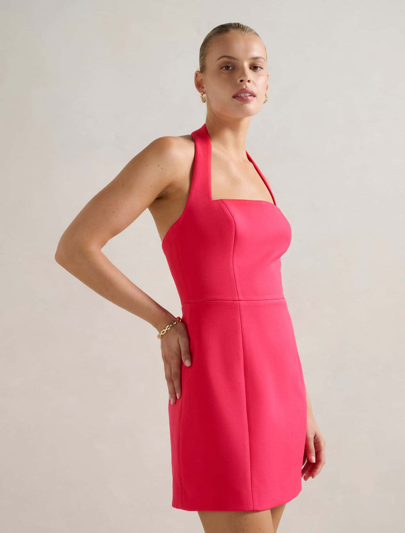 Kendall Halter Mini Dress