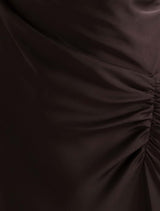 Ava Draped Satin Maxi Dress Forever New