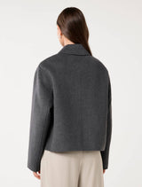Eden Zip Through Felled Jacket Forever New
