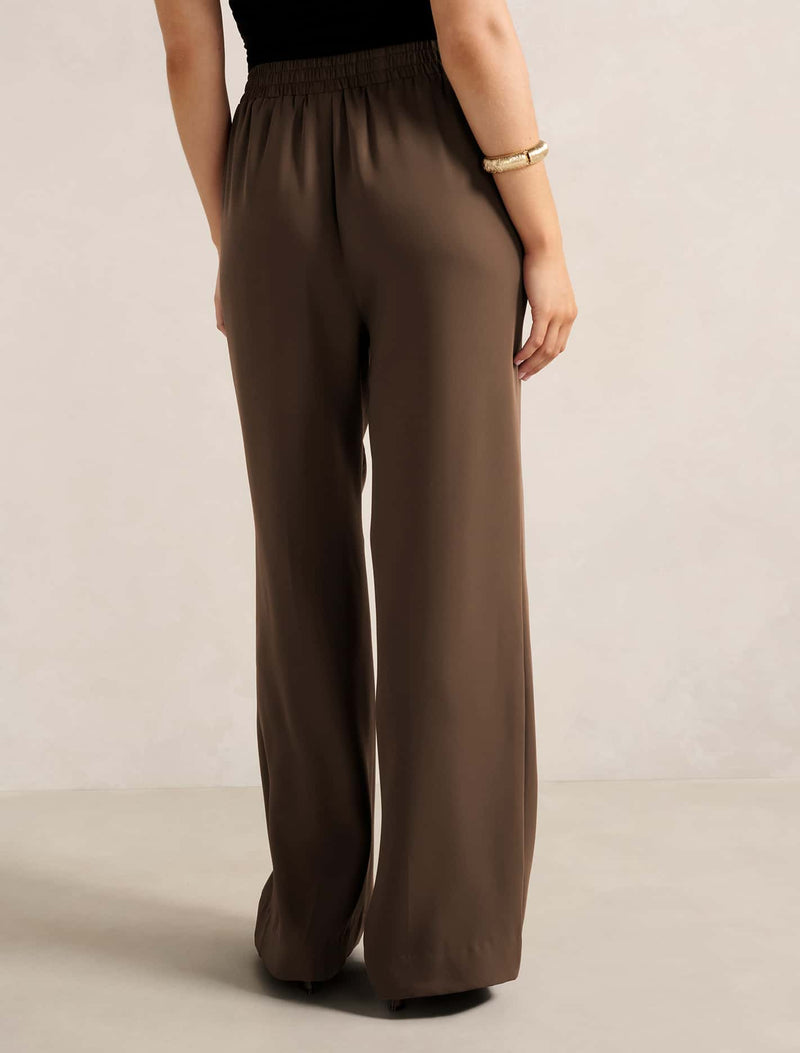 Enya Elastic Wide Leg Pants Forever New