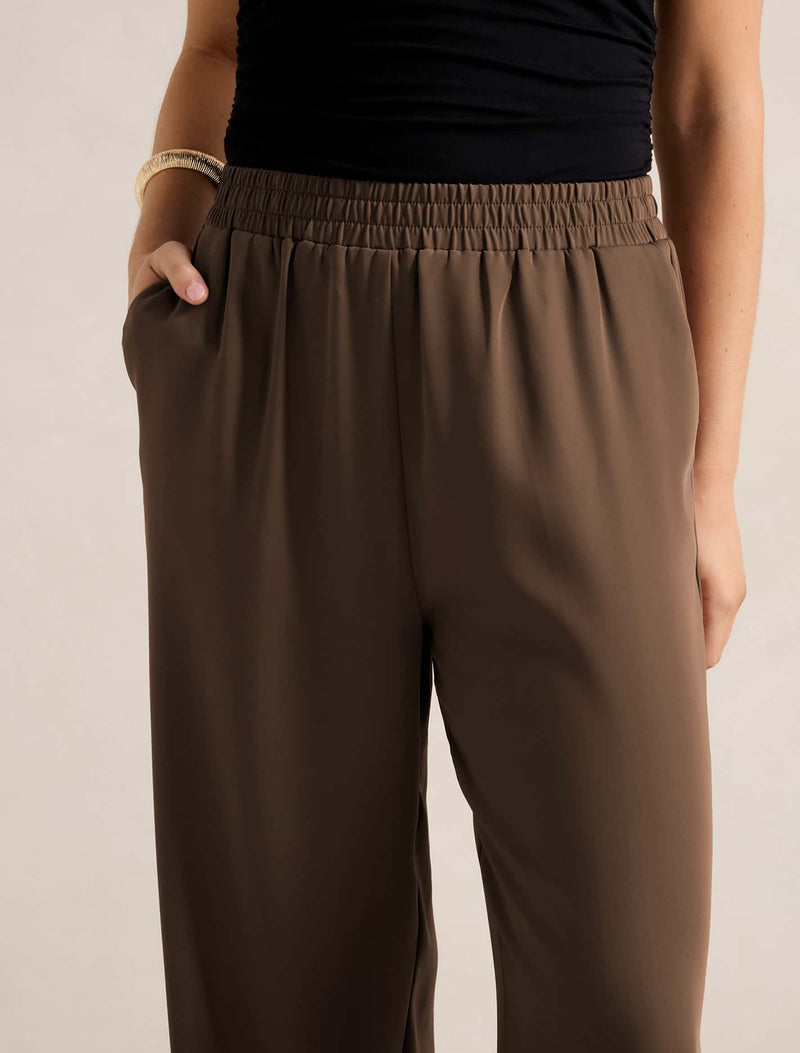 Enya Elastic Wide Leg Pants Forever New