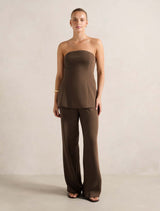 Enya Elastic Wide Leg Pants Forever New