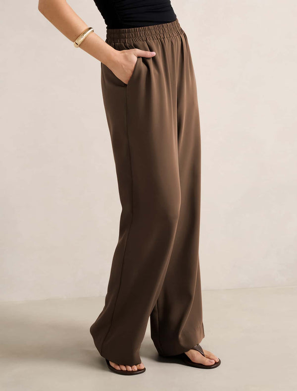 Enya Elastic Wide Leg Pants Forever New