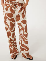 Fallon Printed Wide-Leg Pants Forever New