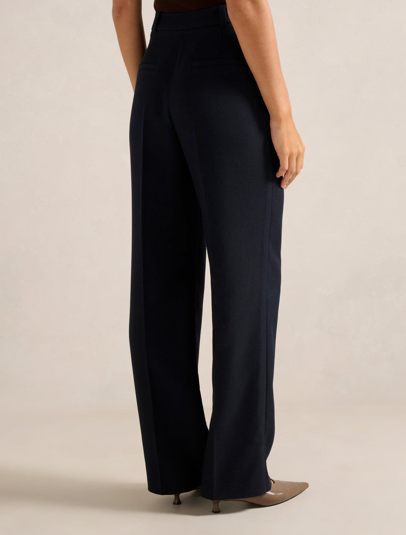 Carson Twill Straight Leg Pants Forever New