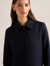 Carson Twill Crop Jacket Forever New