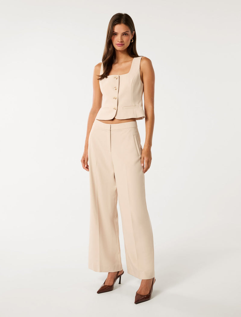 Haven Pocket Wide Leg Pants Forever New