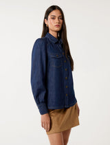 Elizabeth Denim Shirt Forever New