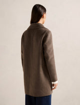 Madi Felled Mid Length Coat Forever New