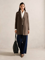 Madi Felled Mid Length Coat Forever New