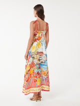 Sicilia Printed Midi Dress Forever New