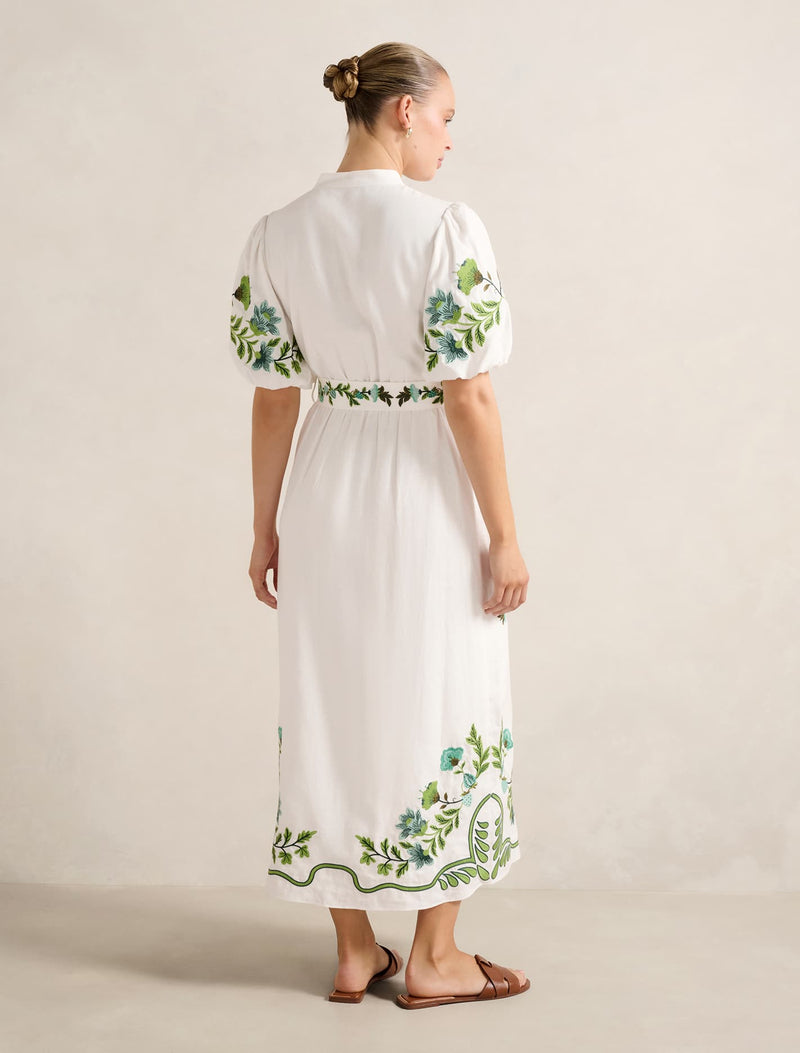 Beth Embroidered Shirt Dress Forever New