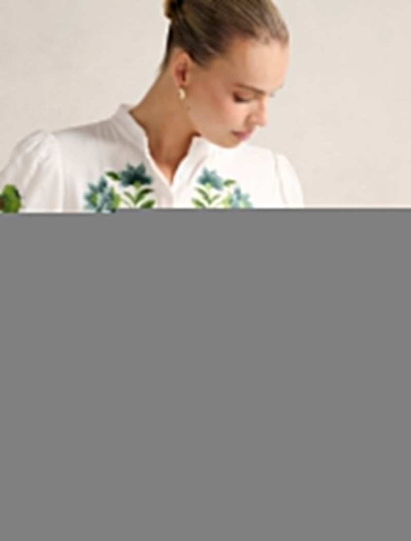 Beth Embroidered Shirt Dress Forever New