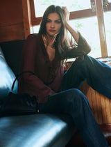 Alix Sheer Ruffle Blouse Forever New