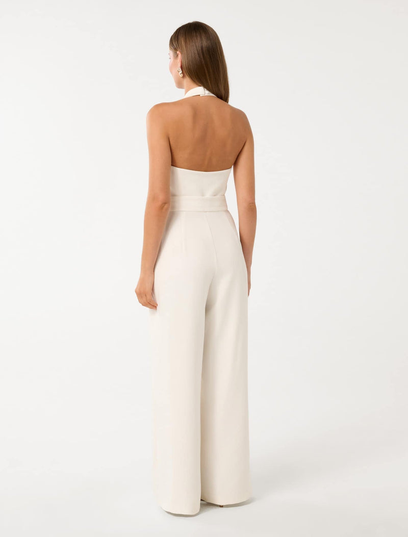 Remmie Halter Jumpsuit Forever New