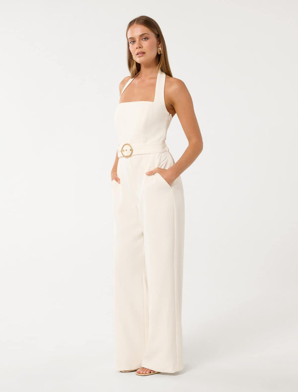 Remmie Halter Jumpsuit Forever New