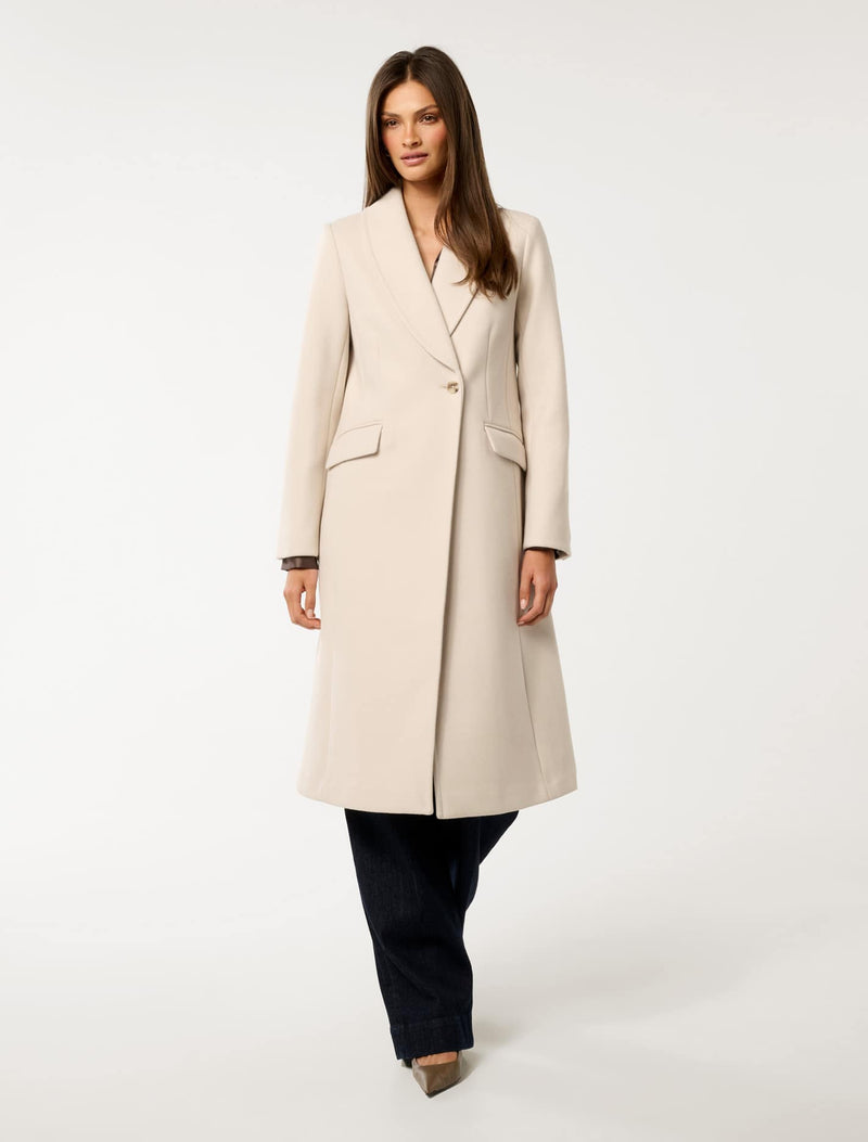 Kristen Shawl Collar Coat Forever New