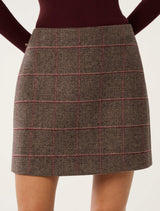 Jade Check Mini Skirt Forever New