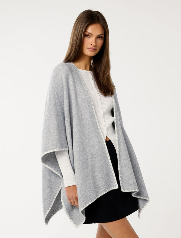 Sara Stitch Detail Cape Forever New