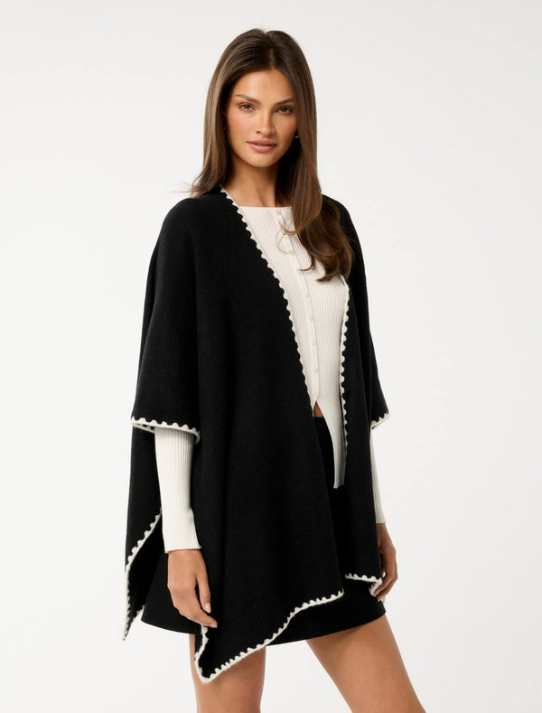 Sara Stitch Detail Cape Forever New