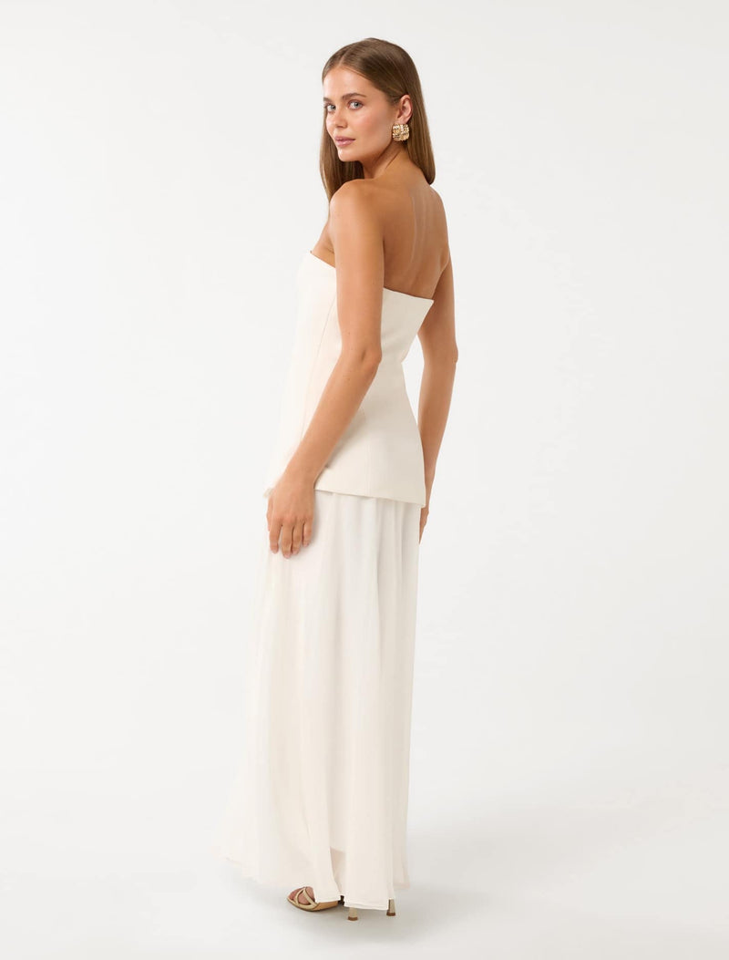 Alexis Hook and Eye Sheer Midi Dress Forever New