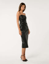 Lani PU Midi Dress Forever New