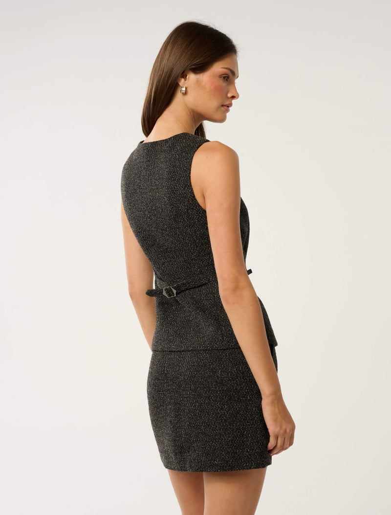 Autumn Textured Waistcoat Forever New