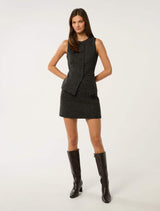 Autumn Textured Waistcoat Forever New