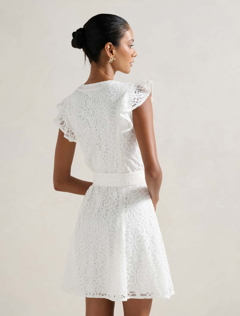 Sinead Petite Lace Mini Dress Forever New