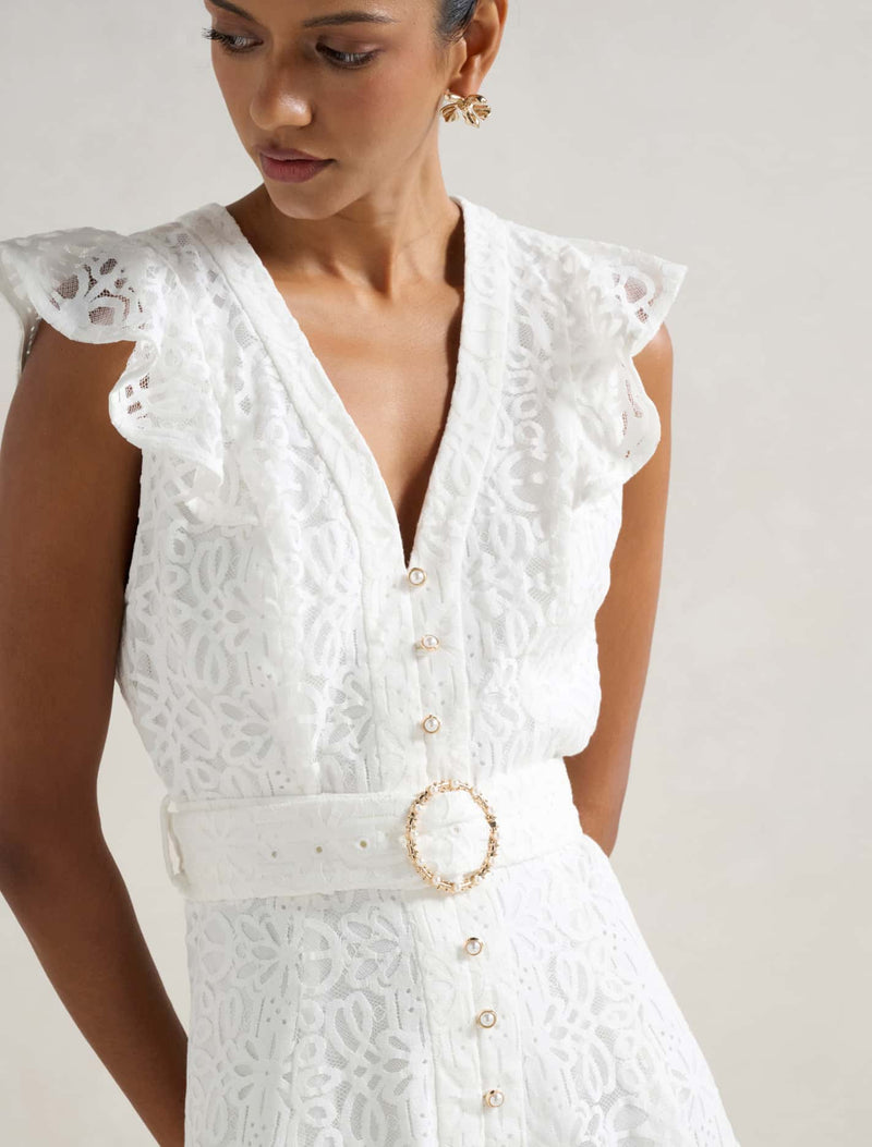 Sinead Petite Lace Mini Dress Forever New