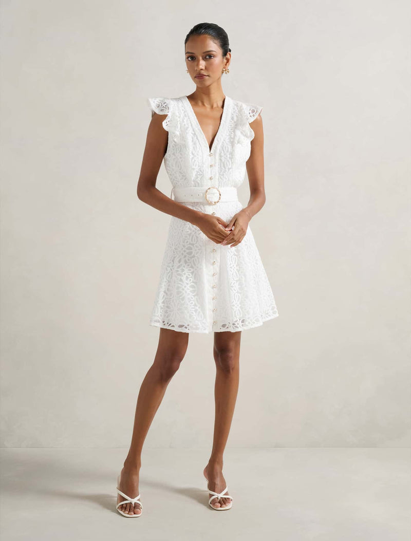 Sinead Petite Lace Mini Dress Forever New