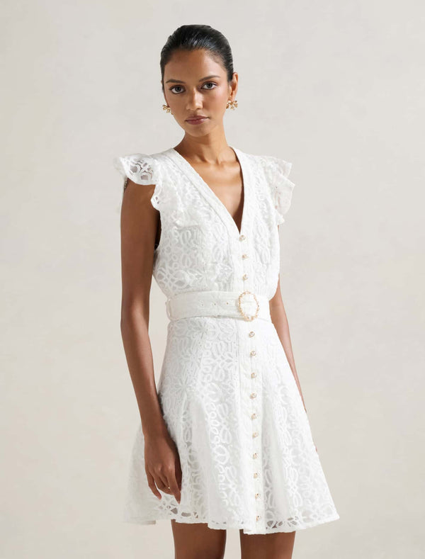 Sinead Petite Lace Mini Dress Forever New