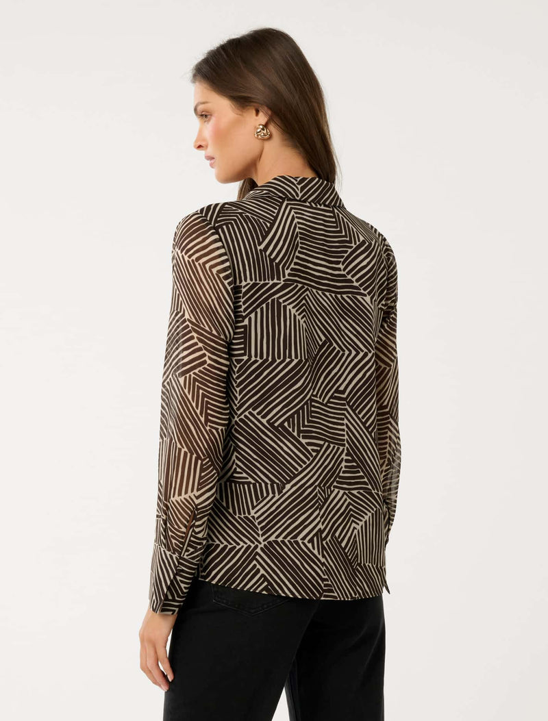 Hope Tie Front Shirt Forever New