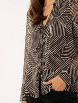 Hope Tie Front Shirt Forever New