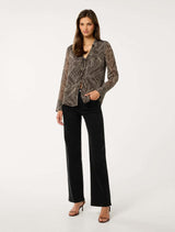 Hope Tie Front Shirt Forever New