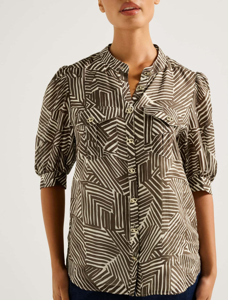 Lorna Utility Blouse Forever New