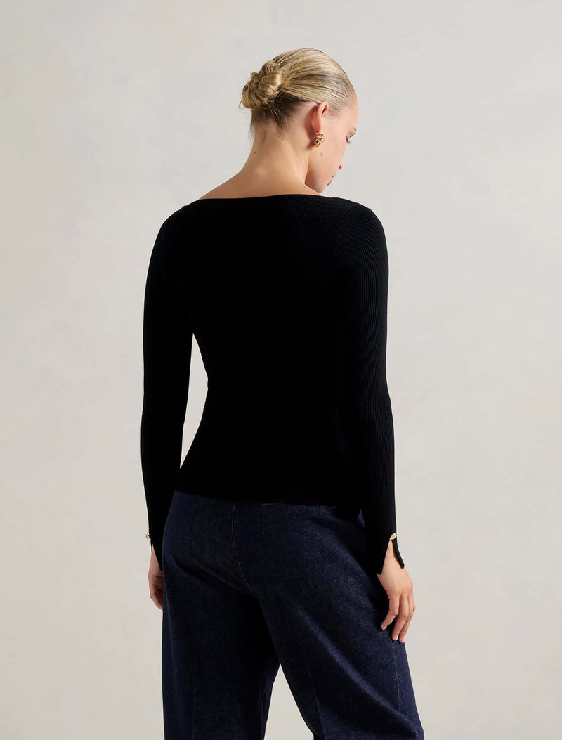 Alaia Knit Rib Top